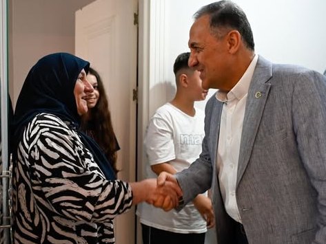 Vali USTA, sehit aileleri ile bulustu