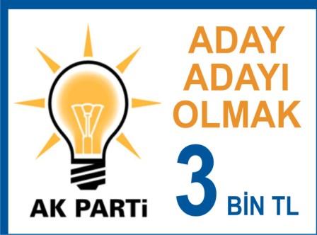 AK Parti adaylk cretlerini aklad