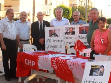 CHP den BALBAY ve HABERAL iin imza kampanyas