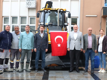 inarcik Belediyesine Yeni  Makinasi