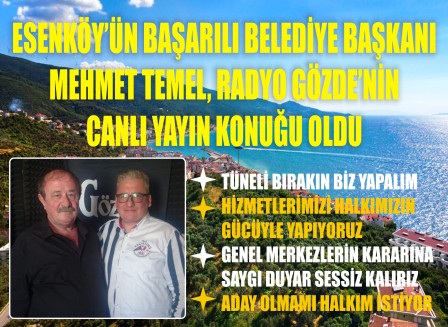 Baskan Mehmet TEMEL, Canli Yayin Konuguydu