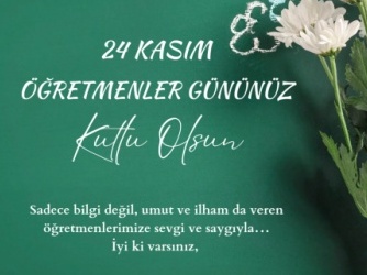 Ogretmenler Gunu Kutlu Olsun